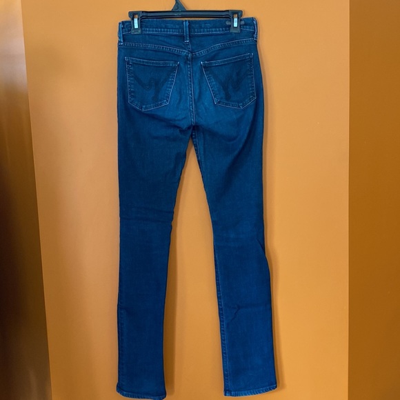Citizens of Humanity ladies jeans in blue denim size 27. Straight leg extra long - Picture 4 of 14